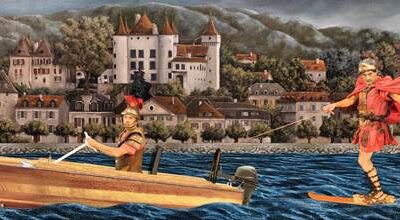 Apéro-Château. Pierrick sur le lac